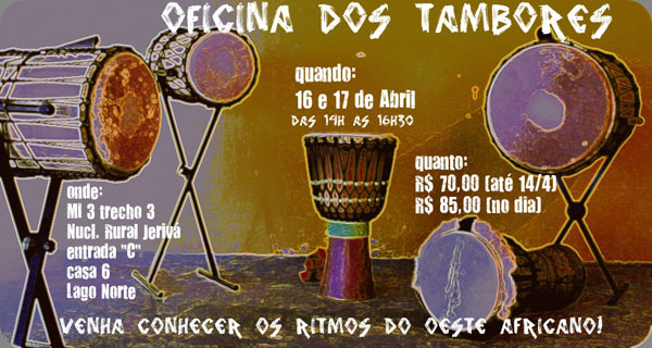 oficina de tambores