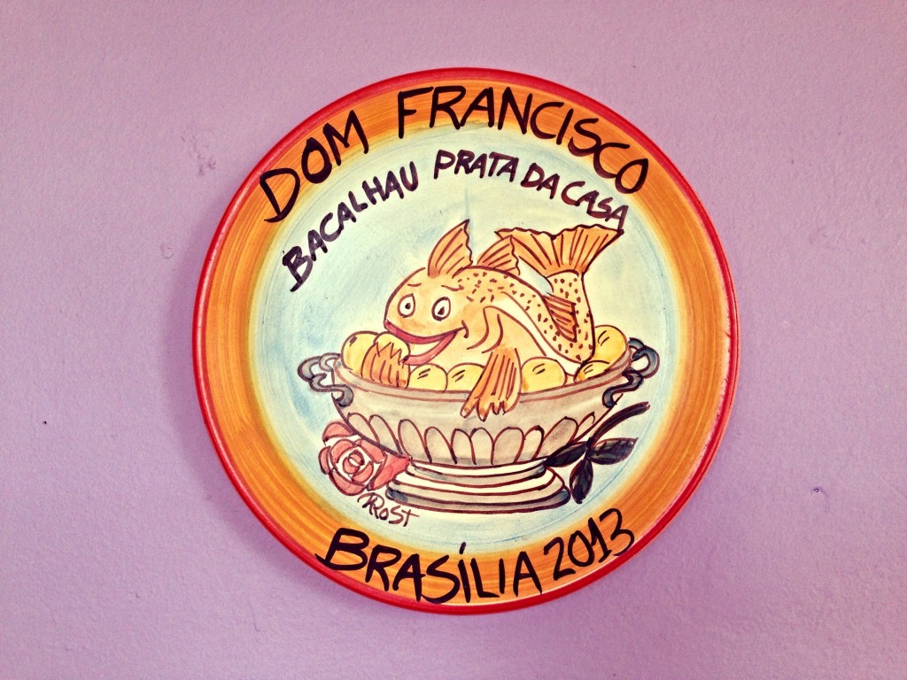 Bacalhau Prata da Casa. Restaurante Dom Francisco.