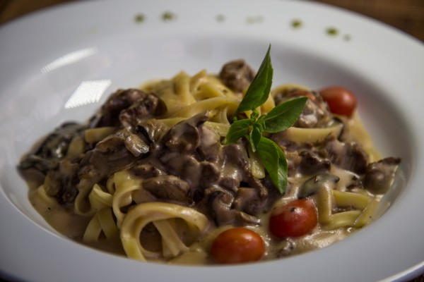 Tagliatelle al filetto.
