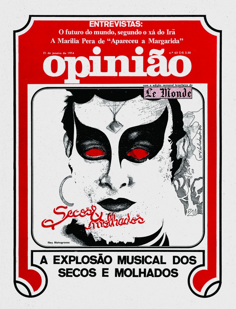 Capa do jornal da imprensa alternativa Opinião, publicada em janeiro de 1974.