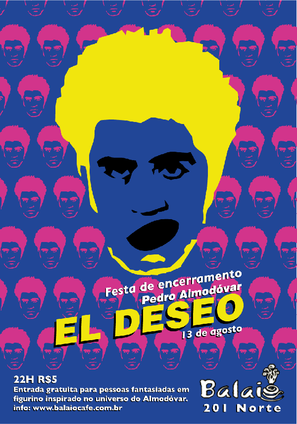 “El Deseo, A Festa” homenageia o cineasta Pedro Almodóvar.
