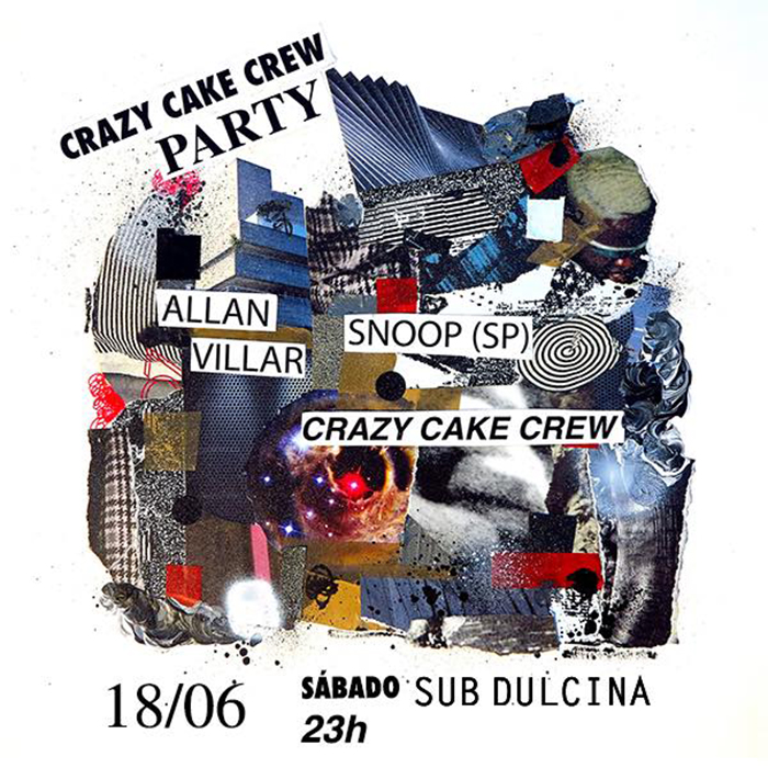 Crazy Cake Crew celebra três anos com festa no Sub Dulcina.