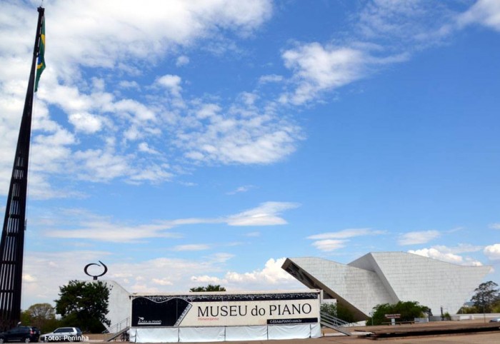 O Museu Itinerante do Piano está na Praça dos Três Poderes até domingo.