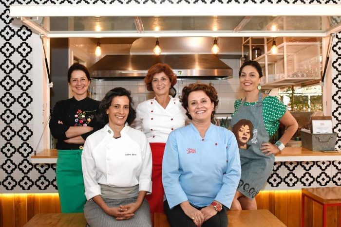 Mulheres se revezam como chefs na celebração de dois anos do Jamón Jamón.