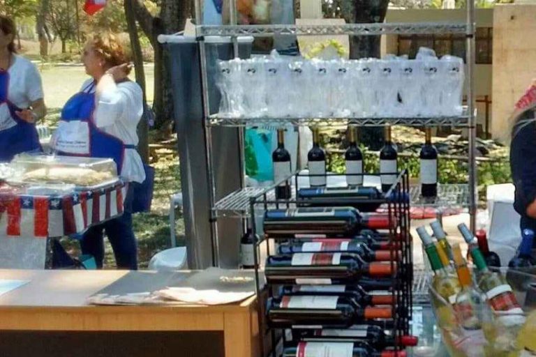 Gastronomia latino-americana na Embaixada do Chile no sábado.