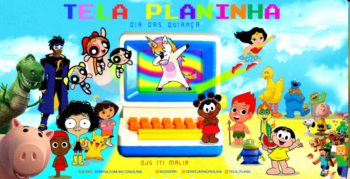 Festa Tela Planinha celebra o Dia das Crianças com músicas do universo infantil de todos os tempos