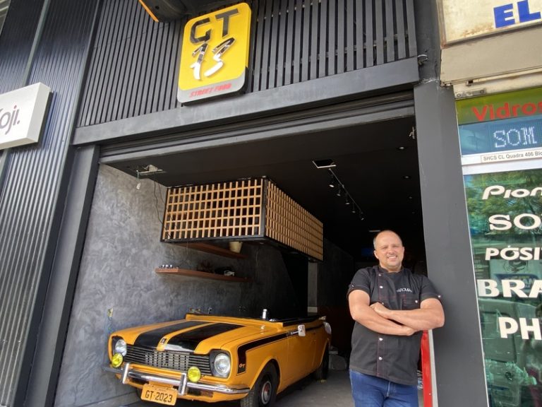 A paixão por carros e comida de rua une chefs no GT 73 Street Food